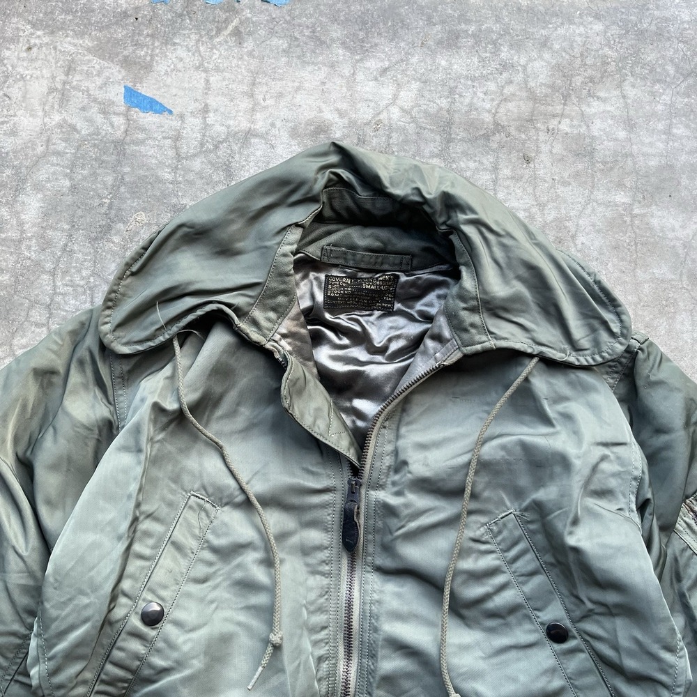 Vintage 60's Coverall Flying Men's USAF Vietnam Era Coveralls Size Small Green - Picture 7 of 9